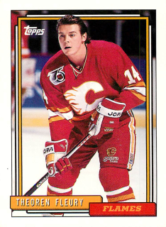 1992-93 Topps - Theoren Fleury #220