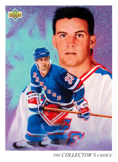 1992-93 UD Series - Tony Amonte - New York Rangers Checklist #13