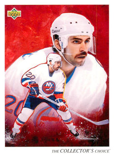 1992-93 UD Series - Ray Ferraro - New York Islanders Checklist #12