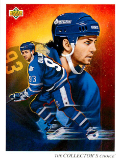 1992-93 UD Series - Doug Gilmour - Toronto Maple Leafs Checklist #21