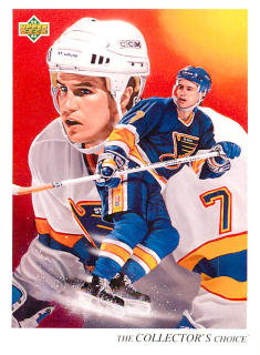 1992-93 UD Series - Nelson Emerson - St.Louis Blues Checklist #18