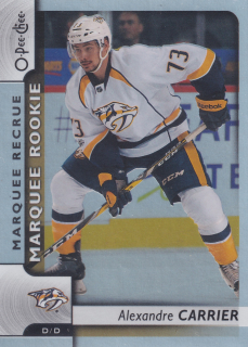 2017-18 UD O-Pee-Chee - Alexandre Carrier - Marquee Rookie - Rainbow Foil #514