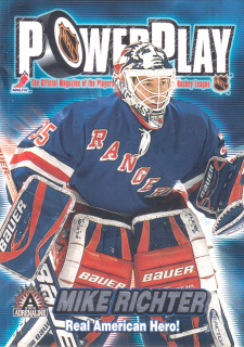 2001-02 Pacific Adrenaline - Mike Richter - Power Play #24