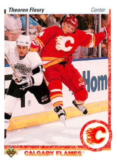 1990-91 UD Series - Theoren Fleury #47
