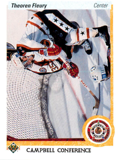 1990-91 UD Series - Theoren Fleury #478