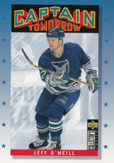 1996-97 UD Collectors Choice - Jeff O'Neill - Captain Tomorrow