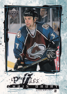 1998-99 UD series 2 - Chris Drury - Profiles #P26