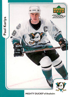 1999-00 UD Retro McDonald's - Paul Kariya #McD-1