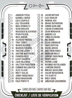 2025-26 UD O-Pee-Chee - Checklist 001-100 #100