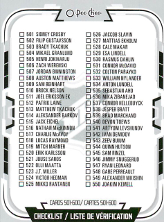 2025-26 UD O-Pee-Chee - Checklist 501-600 #600