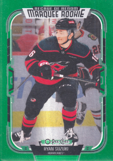 2025-26 UD O-Pee-Chee - Ryan Suzuki - Marquee Rookie Rainbow Green /33 #572