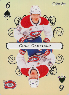 2025-26 UD O-Pee-Chee - Cole Caufield - Playing Cards #6-SPADES