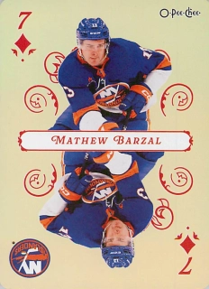 2025-26 UD O-Pee-Chee - Mathew Barzal - Playing Cards #7-DIAMONDS