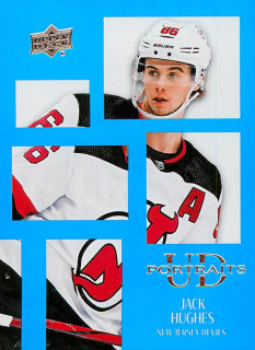 2024-25 UD Series 1 - Jack Hughes - UD Portraits #P-9