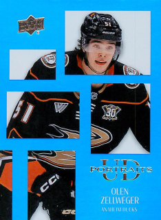 2024-25 UD Series 2 - Olen Zellweger - UD Portraits #P41