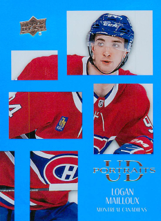 2024-25 UD Series 2 - Logan Mailloux - UD Portraits #P45