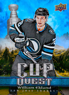 2025-26 UD Series 1 - William Eklund - Cup Quest #CQ-6