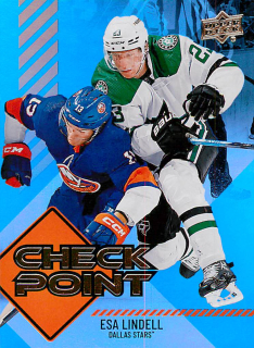 2024-25 UD Series 1 - Esa Lindell - Check Point #CP-24