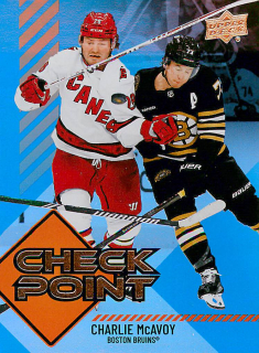 2024-25 UD Series 1 - Charlie McAvoy - Check Point #CP-23
