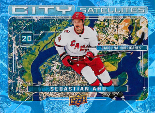 2024-25 UD Series 1 - Sebastian Aho - City Satellites #CS-17