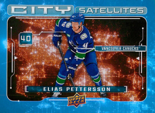 2024-25 UD Series 1 - Elias Pettersson - City Satellites #CS-2