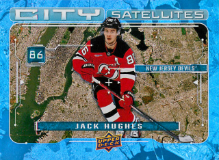 2024-25 UD Series 1 - Jack Hughes - City Satellites #CS-16