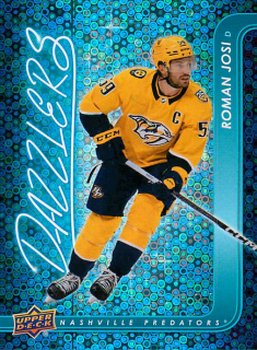 2024-25 UD Series 2 - Roman Josi - Dazzlers Blue #DZ-95