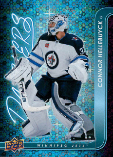 2024-25 UD Series 1 - Connor Hellebuyck - Dazzlers Blue #DZ-48