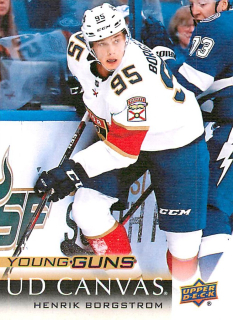 2018-19 UD Series 1 - Henrik Borgstrom - Young Guns Canvas #C104