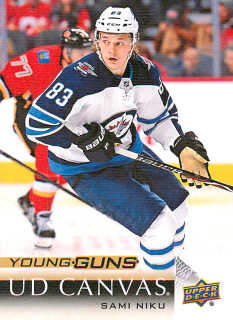 2018-19 UD Series 1 - Sami Niku - Young Guns Canvas #C99