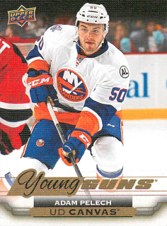 2015-16 UD Series 2 - Adam Pelech - Young Guns Canvas #C213