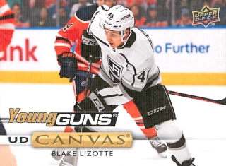 2019-20 UD Series 1 - Blake Lizotte - Young Guns Canvas #C102