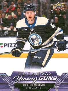 2023-24 UD Series 1 - Hunter McKown - Young Guns Canvas #C114