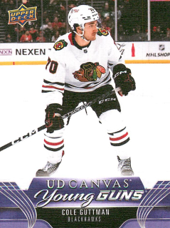 2023-24 UD Series 1 - Cole Guttman - Young Guns Canvas #C91