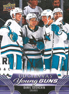 2023-24 UD Series 2 - Danil Gushchin - Young Guns Canvas #C230