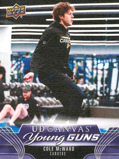 2023-24 UD Series 2 - Cole McWard - Young Guns Canvas #C229