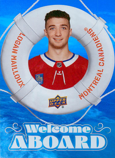 2024-25 UD Series 2 - Logan Mailloux - Welcome Aboard #WA-19