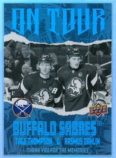 2024-25 UD Series 2 - Tage Thompson, Rasmus Dahlin - On Tour #OT-25