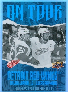 2024-25 UD Series 2 - Dylan Larkin, Lucas Raymond - On Tour #OT-23