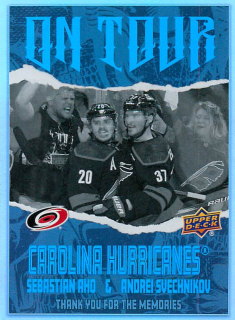 2024-25 UD Series 2 - Sebastian Aho, Andrei Svechnikov - On Tour #OT-11