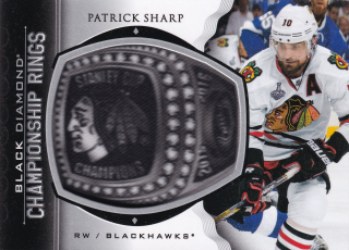 2015-16 UD Black Diamond - Patrick Sharp - Championship Rings #CR-PS