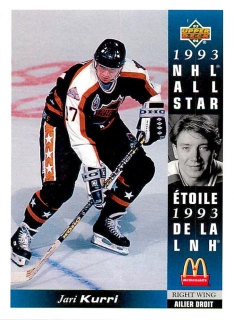 1993-94 UD McDonald's - Jari Kurri #McD-08