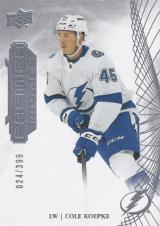 2022-23 UD Premier - Cole Koepke - Premier Rookies /399 #110