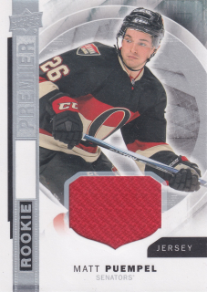 2015-16 UD Premier - Matt Puempel - Premier Rookie Jersey #R-6