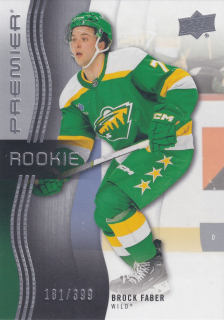 2023-24 UD Premier - Brock Faber - Premier Rookie /399 #104