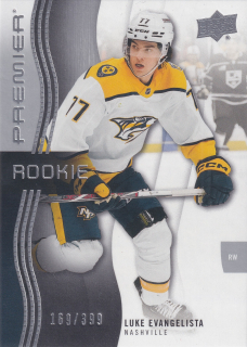 2023-24 UD Premier - Luke Evangelista - Premier Rookie /399 #112