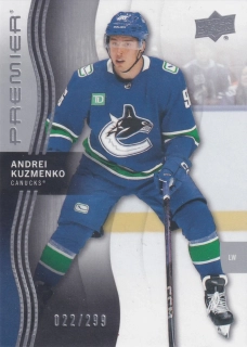2023-24 UD Premier - Andrei Kuzmenko /299 #19