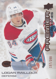 2024-25 UD Premier - Logan Mailloux - Premier Rookies /399 #119