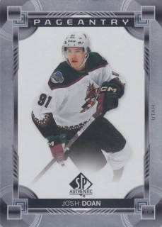2024-25 UD SP Authentic - Josh Doan - Pageantry #P-89
