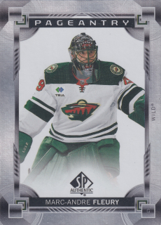 2024-25 UD SP Authentic - Marc-Andre Fleury - Pageantry #P-52